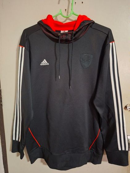 ชุดออกกำลังกาย Adidas ผู้ชาย ดำ เสื้อวอร์ม อดิดาส มีฮู๊ด