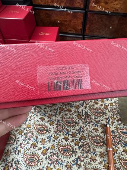 กล่องสร้อย Cartier/Cartier Necklace Box/กล่องเซ็ต Cartier รูปที่ 6