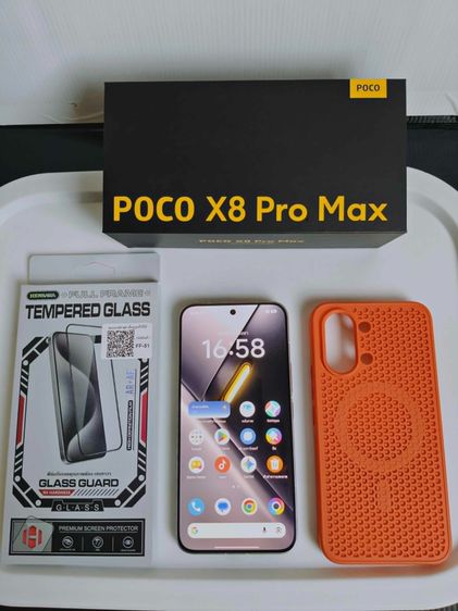Xiaomi อื่นๆ 256 GB POCO X8 Pro Max Ram 12+256GB แท้ สีขาว มือสอง สภาพเหมือนใหม่ ไม่มีติดฯและตำหนิ