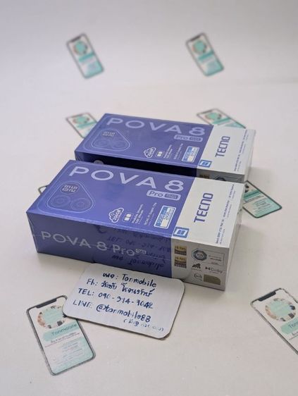 ยี่ห้ออื่นๆ 512 GB ขาย เทิร์น Tecno Pova 8 Pro 5G Ram 12 Rom 512 ศูนย์ไทย ของใหม่มือ 1 ประกัน 1 ปี เพียง 13,990 บาท ครับ