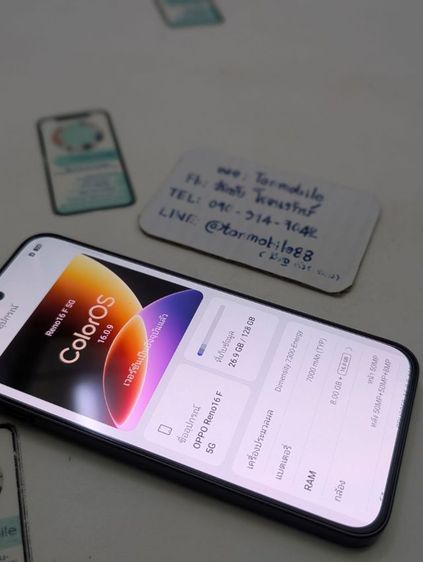 ขาย เทิร์น Oppo Reno 16F 5G Ram 8 Rom 128 GB ศูนย์ไทย สภาพใหม่เอี่ยม อุปกรณ์ครบยกกล่อง ประกันยาว 11 เดือน เพียง 9,990 บาท ครับ  รูปที่ 7