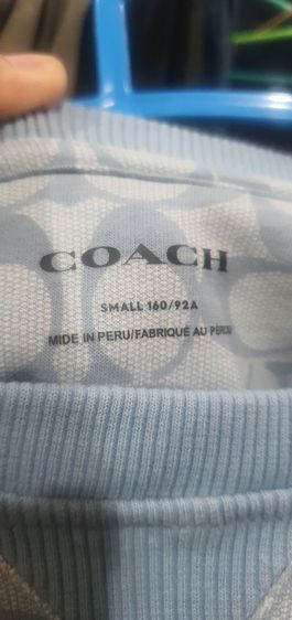 เสื้อแขนยาว COACH มือสองสภาพดี รูปที่ 2