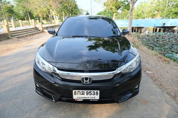Honda Civic 2018 1.8 EL i-VTEC Sedan เบนซิน ไม่ติดแก๊ส เกียร์อัตโนมัติ ดำ รูปที่ 2