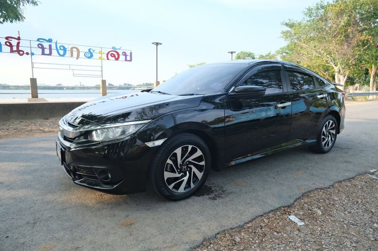 Honda Civic 2018 1.8 EL i-VTEC Sedan เบนซิน ไม่ติดแก๊ส เกียร์อัตโนมัติ ดำ รูปที่ 3