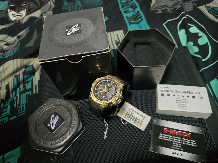 นาฬิกาข้อมือ G-Shock G-Steel รุ่นโทนสีดำทองยอดนิยมซีรีส์ GST-B100  มือ 2  รูปที่ 3