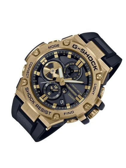 นาฬิกาข้อมือ G-Shock G-Steel รุ่นโทนสีดำทองยอดนิยมซีรีส์ GST-B100  มือ 2  รูปที่ 10