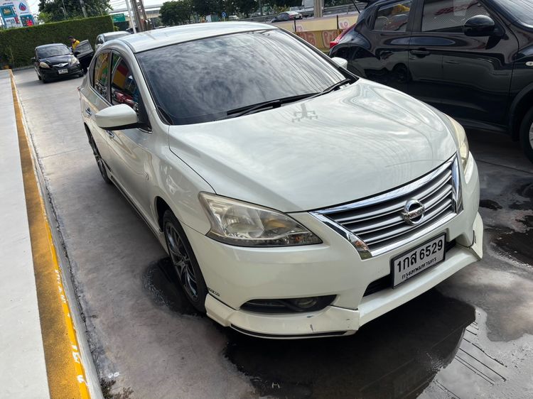 Nissan Sylphy 2012 1.6 E Sedan เบนซิน ไม่ติดแก๊ส เกียร์อัตโนมัติ ขาว