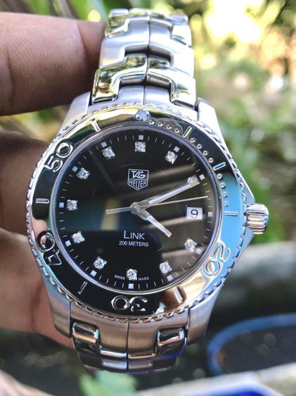 Tag Heuer Link Quartz Diamond  Black Dial WJ 1113🇨🇭🇨🇭 รูปที่ 6