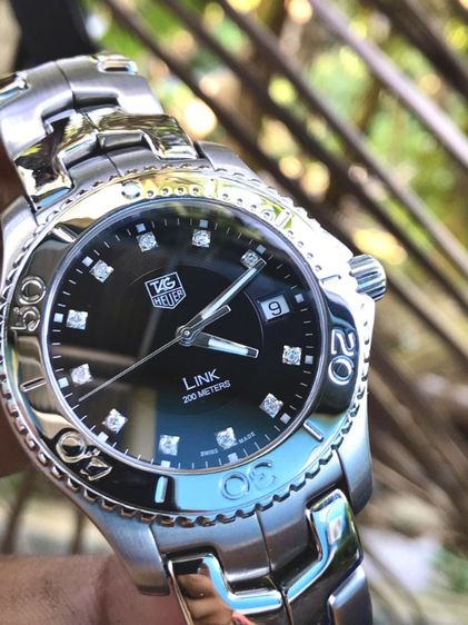 Tag Heuer Link Quartz Diamond Black Dial WJ 1113🇨🇭🇨🇭