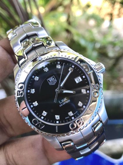 Tag Heuer Link Quartz Diamond  Black Dial WJ 1113🇨🇭🇨🇭 รูปที่ 7