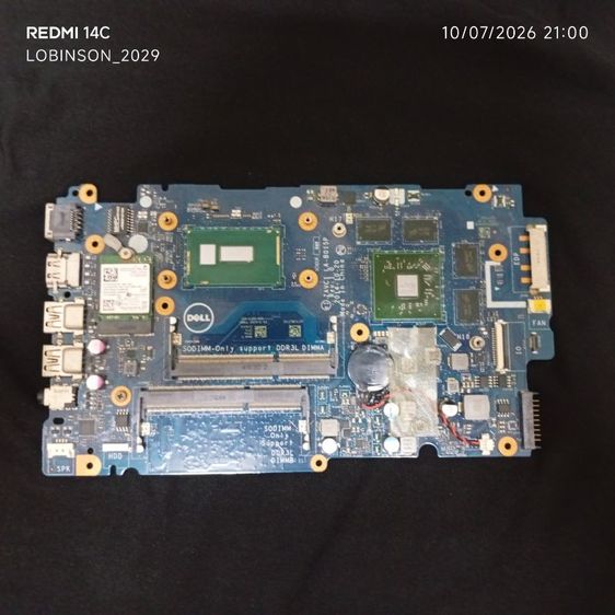 ขาย  Mainboard Dell Inspiron 14  5000 SERIES     -  หน่วยประมวลผล: Intel Core i7-5500U (2Cores / 4 Threads, ความเร็วสูงสุด 3.00 GHz)  - ระบบกราฟิ