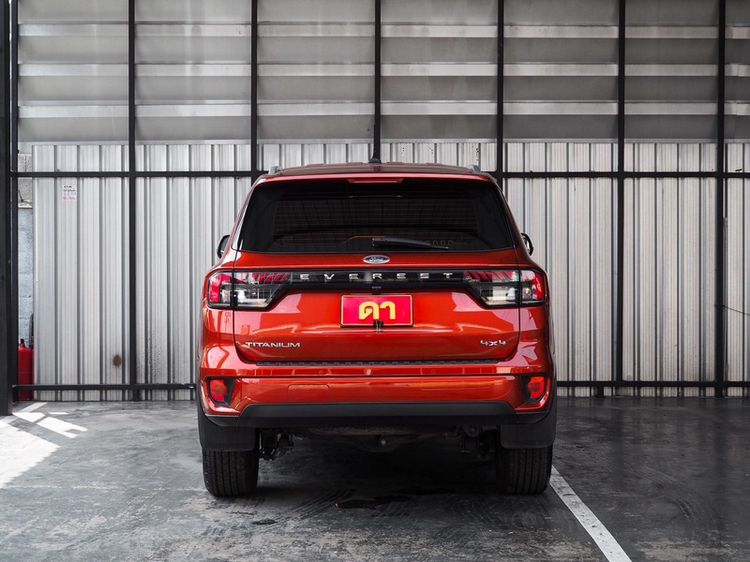 Ford Everest 2022 2.0 Titanium Plus 4WD Utility-car ดีเซล ไม่ติดแก๊ส เกียร์อัตโนมัติ ส้ม รูปที่ 4