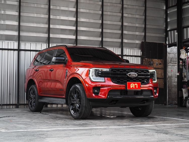 Ford Everest 2023 2.0 Titanium Sport Utility-car ดีเซล ไม่ติดแก๊ส เกียร์อัตโนมัติ ส้ม รูปที่ 2