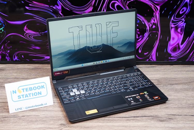 Asus TUF Gaming A15 Ryzen7-170 RTX3050(4GB) RAM16 SSD512GB จอ15.6นิ้ว FHD 144Hz เกมมิ่งรุ่นใหม่ สเปคแรง ครบกล่องประกันศูนย์2028 ขายเพียง 24, รูปที่ 3
