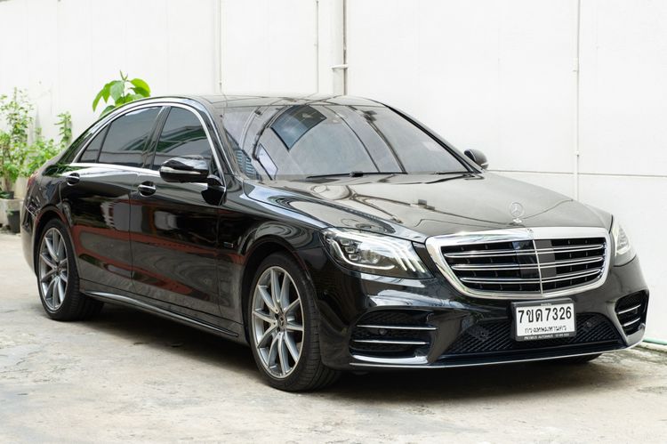 Mercedes-Benz S-Class 2021 S560 Sedan ปลั๊กอินไฮบริด (PHEV) ไม่ติดแก๊ส เกียร์อัตโนมัติ ดำ