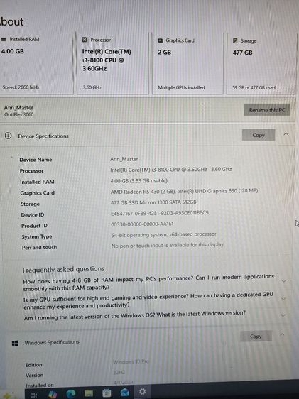 computer pc dell