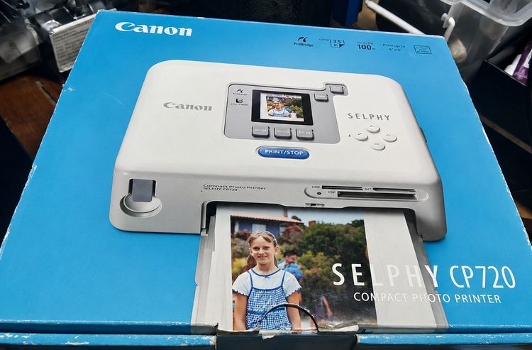 อื่นๆ Canon Selphy CP 720 Compact Photo Printer + Photo Paper In Box