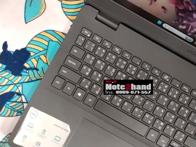 โน๊ตบุ๊คมือสอง DELL Ryzen 3 3250U จอ15.6”IPS แรม8+NVMe256+การ์ดจอ2GB+วินโดว์แท้ รูปที่ 3