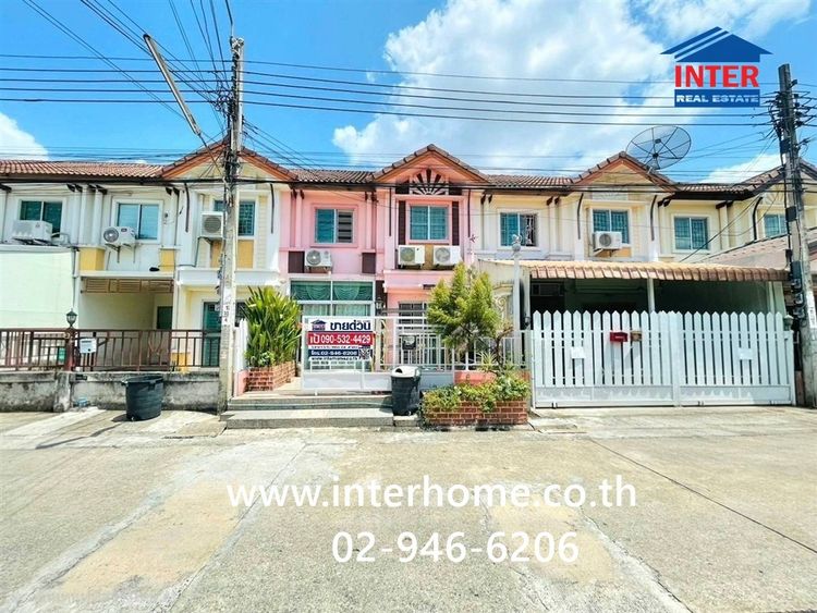 ทาวน์เฮ้าส์ 2 ชั้น 19.7 ตร.ว. หมู่บ้านพฤกษาวิลล์ 18 ซอยเพชรเกษม110 ถนนเพชรเกษม เขตหนองแขม กรุงเทพมหานคร