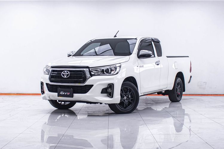 Toyota Hilux Revo 2017 2.4 J Pickup ดีเซล ไม่ติดแก๊ส เกียร์ธรรมดา ขาว