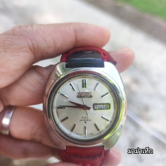 เงิน Seiko 5 Actus SS Automatic 25 Jewels Cal.6106-7440 Vintage Made in Japan (นาฬิกาวินเทจแท้)