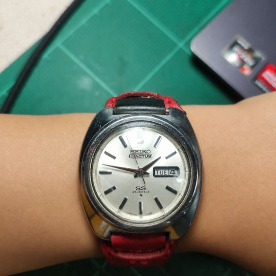 Seiko 5 Actus SS Automatic 25 Jewels Cal.6106-7440 Vintage Made in Japan (นาฬิกาวินเทจแท้) รูปที่ 8