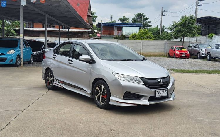 Honda City 2015 1.5 V CNG Sedan เบนซิน NGV เกียร์อัตโนมัติ บรอนซ์เงิน รูปที่ 3