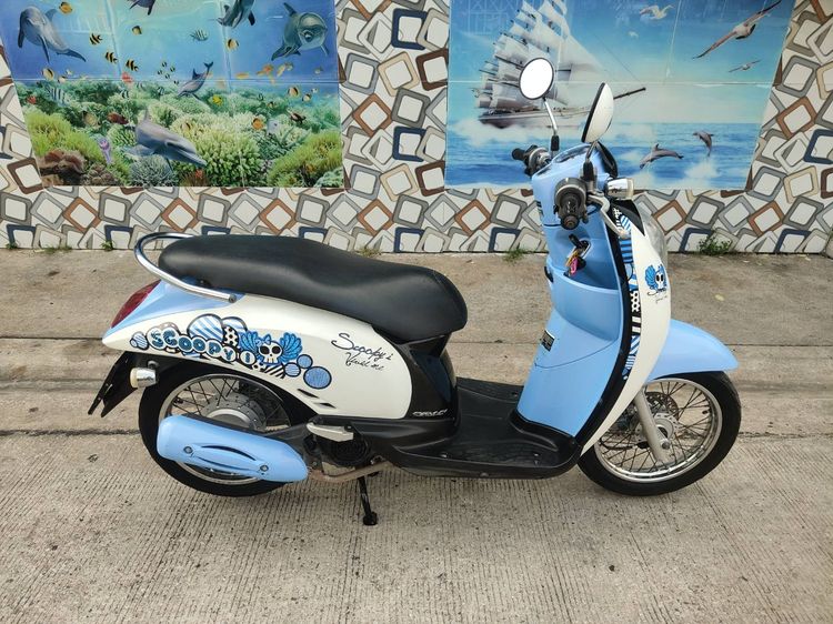 🛵ยังไงก็ขาย SCOOPY-i ปี 54 เครื่องดี สีสวย สตาร์ทมือ เล่มชุดโอนครบ+เปลี่ยนถ่ายน้ำมันเครื่องฟรี ส่งฟรี30 ก.ม รูปที่ 3