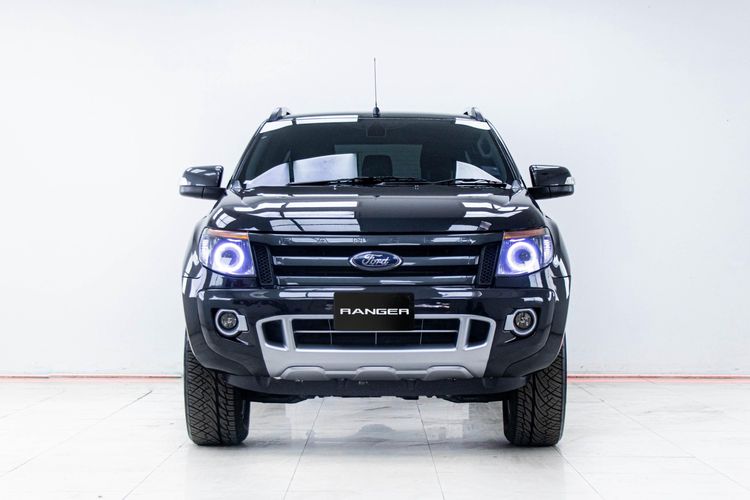Ford Ranger 2014 3.2 Wildtrak 4WD Pickup ดีเซล ไม่ติดแก๊ส เกียร์อัตโนมัติ เทา รูปที่ 4