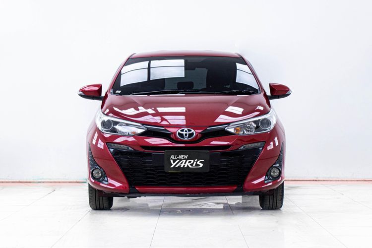 Toyota Yaris 2018 1.2 G Sedan เบนซิน ไม่ติดแก๊ส เกียร์อัตโนมัติ แดง รูปที่ 4