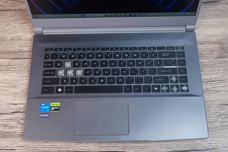 MSI Thin 15 i5-12450H RTX3050(4GB) Ram8 SSD512 จอ15.6 FHD 144Hz สเปคสูง น้ำหนักเบา เครื่องสวย ราคา 17,990.- รูปที่ 5