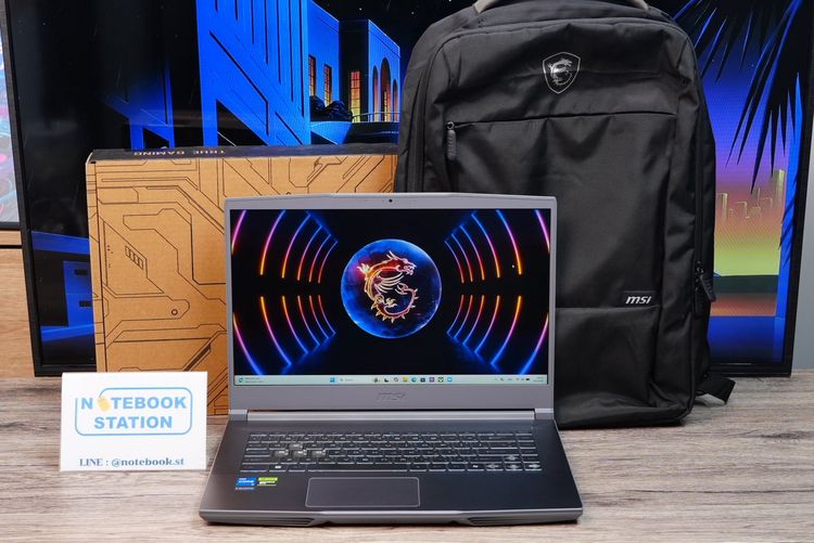 รุ่นอื่น ๆ วินโดว์ 16 กิกะไบต์ ไม่ใช่ MSI Thin 15 i5-12450H RTX3050(4GB) Ram8 SSD512 จอ15.6 FHD 144Hz สเปคสูง น้ำหนักเบา เครื่องสวย ราคา 17,990.-