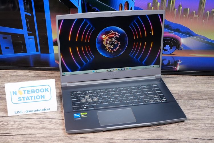 MSI Thin 15 i5-12450H RTX3050(4GB) Ram8 SSD512 จอ15.6 FHD 144Hz สเปคสูง น้ำหนักเบา เครื่องสวย ราคา 17,990.- รูปที่ 3