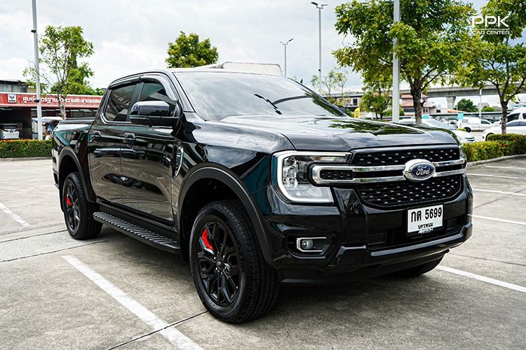 Ford Ranger 2024 2.0 Hi-Rider XLT Pickup ดีเซล ไม่ติดแก๊ส เกียร์อัตโนมัติ ดำ รูปที่ 3