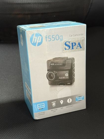 กล้องติดรถยนต์ (กล้องหน้า) ยี่ห้อ Hp รุ่น F550g (Black) ฟรี SD card 32 GB