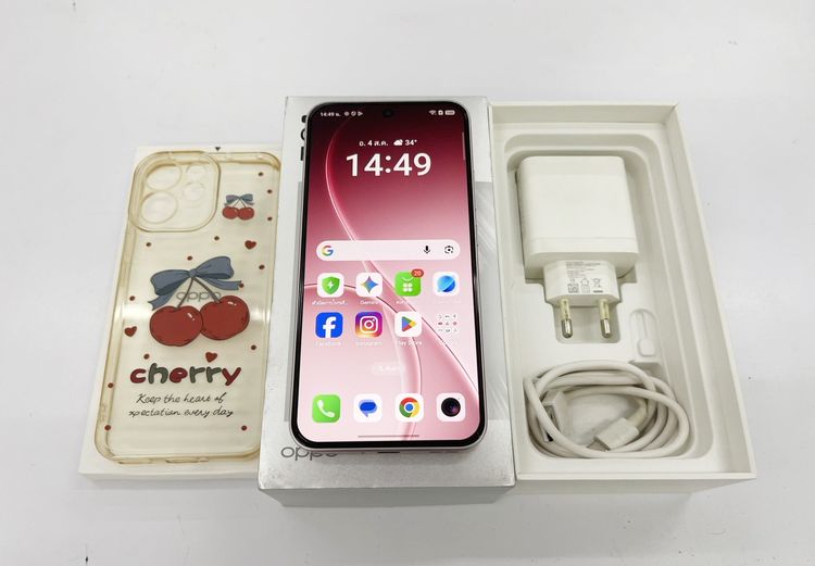 OPPO Reno 15 F 5G ประกันศูนย์นาน 12 256 ครบ สภาพเยี่ยม ราคาถูกใจ