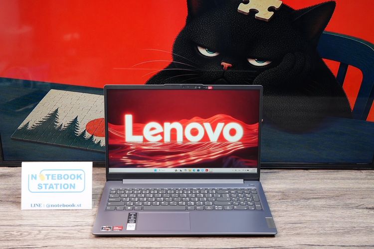 Lenovo IdeaPad Slim 3 Ryzen 3-7320U Ram8 SSD512GB จอ15.6 FHD IPS สเปคดีทำงานเก่ง จอใหญ่มีแป้นตัวเลขแยก ดีไซน์บางเบา ขายเพียง 10,900.-เท่านั้ รูปที่ 2
