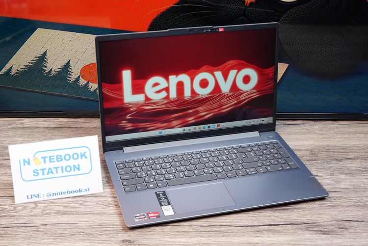 Lenovo IdeaPad Slim 3 Ryzen 3-7320U Ram8 SSD512GB จอ15.6 FHD IPS สเปคดีทำงานเก่ง จอใหญ่มีแป้นตัวเลขแยก ดีไซน์บางเบา ขายเพียง 10,900.-เท่านั้ รูปที่ 3