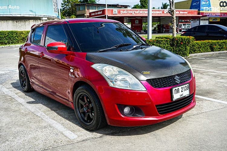 Suzuki Swift 2018 1.2 GL Sedan เบนซิน ไม่ติดแก๊ส เกียร์อัตโนมัติ แดง รูปที่ 3