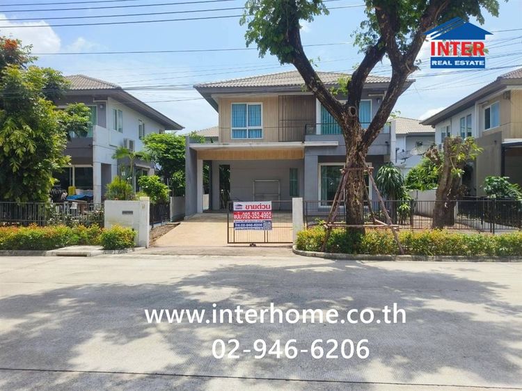 บ้านเดี่ยว 2 ชั้น 52 ตร.ว. หมู่บ้านพฤกษ์ลดา สุวรรณภูมิ ใกล้สนามบินสุวรรณภูมิ ใกล้มหาวิทยาลัยหัวเฉียวเฉลิมพระเกียรติ ถนนวัดศรีวารีน้อย  รูปที่ 2
