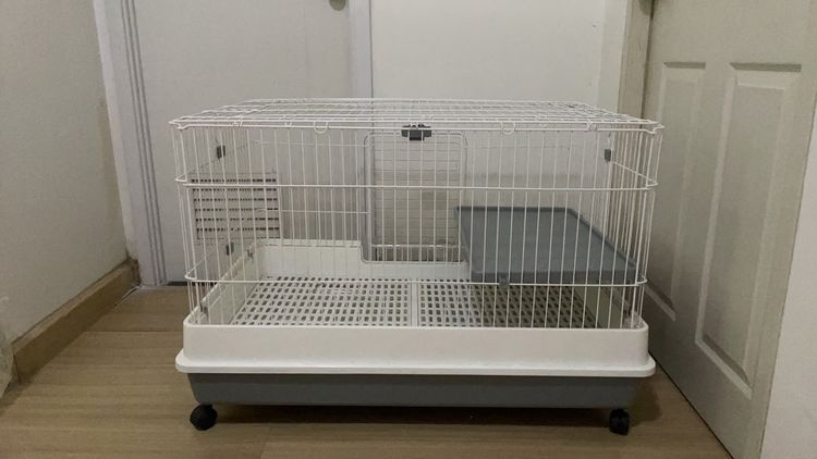 กรง คอกและประตู กรงโชบิARB100 Size 100x65x60สีเทา