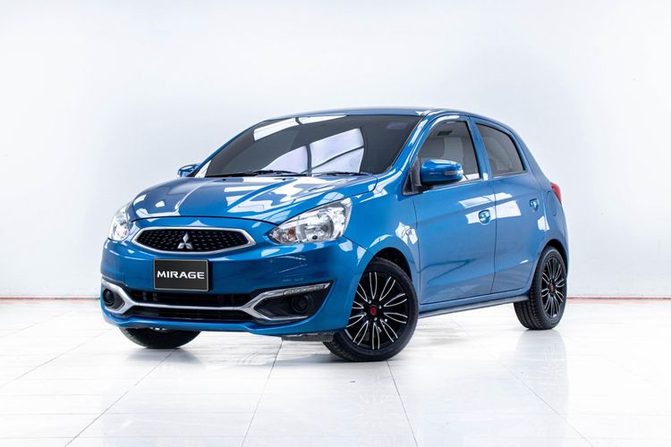 Mitsubishi Mirage 2018 1.2 GLX Sedan เบนซิน ไม่ติดแก๊ส เกียร์อัตโนมัติ ฟ้า