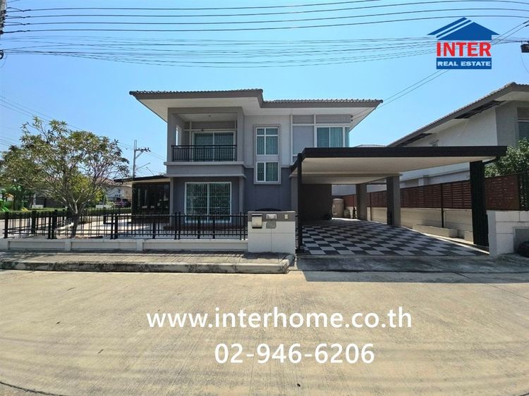 บ้านเดี่ยว 2 ชั้น 68.5 ตร.ว. หมู่บ้านเดอะแพลนท์ กาญจนาฯ-บางใหญ่ ซอยวัดลาดปลาดุก ถนนกาญจนาภิเษก ถนนทางหลวงชนบท นบ1002 (ถนนวัดลาดปลาดุก) 