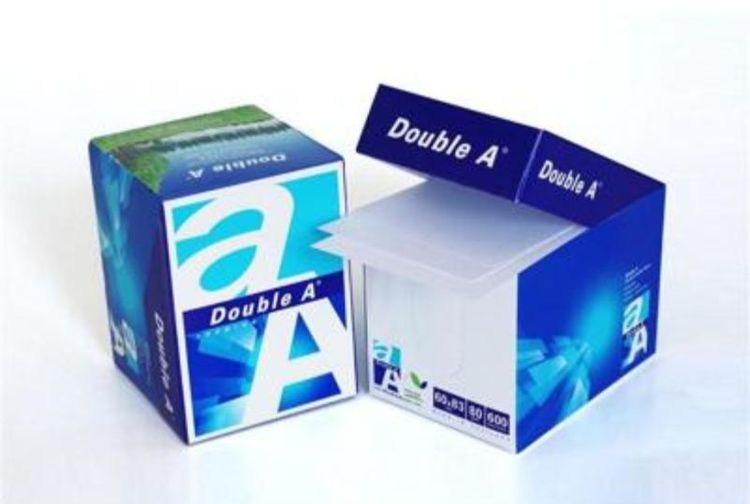 กระดาษโน๊ต Double A 80แกรม สีขาว กล่องละ600แผ่น