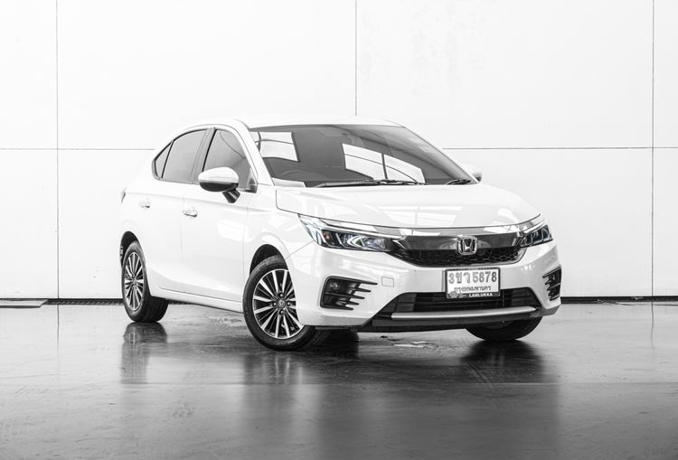 Honda City 2022 1.0 SV Sedan เบนซิน เกียร์อัตโนมัติ ขาว รูปที่ 2