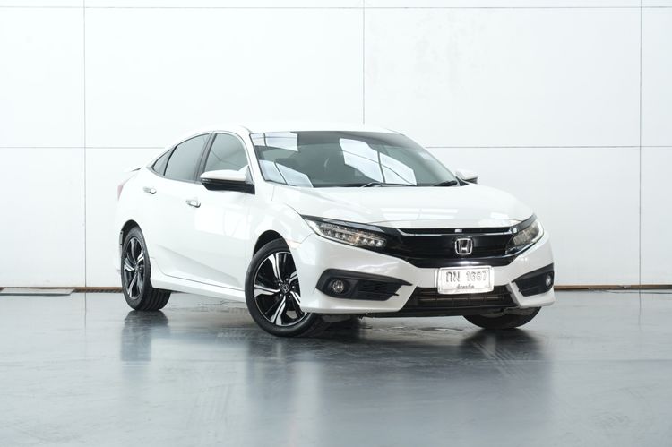 Honda Civic 2018 1.5 Turbo RS Sedan เบนซิน เกียร์อัตโนมัติ ขาว รูปที่ 2