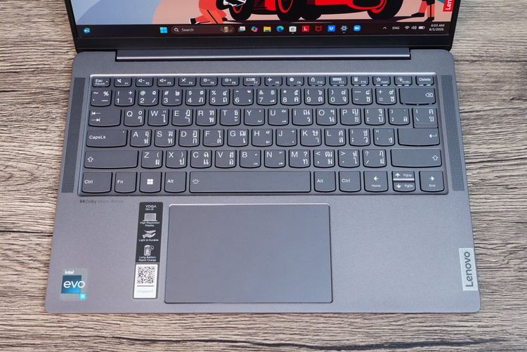 Lenovo Yoga Slim 6 i5-13500H RAM16 512GB M.2 จอ14 FHD+ OLED 60Hz สเปคทำงานรุ่นใหม่ ดีไซน์บางเบา หน้าจอสีสวย เครื่องสวยประกันศูนย์ ขายเพียง 2 รูปที่ 5