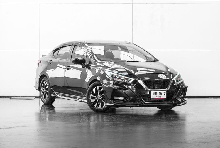 Nissan Almera 2021 1.0 V Sedan เบนซิน เกียร์อัตโนมัติ ดำ รูปที่ 2