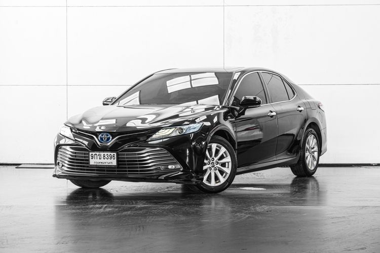 Toyota Camry 2019 2.5 HV Sedan ไฮบริด เกียร์อัตโนมัติ ดำ