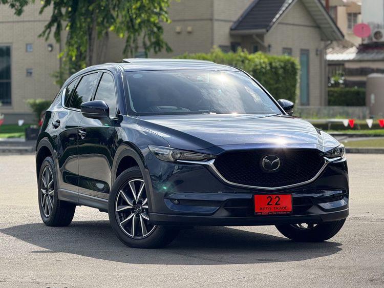 รถ Mazda CX-5 2.2 XDL 4WD สี น้ำเงิน